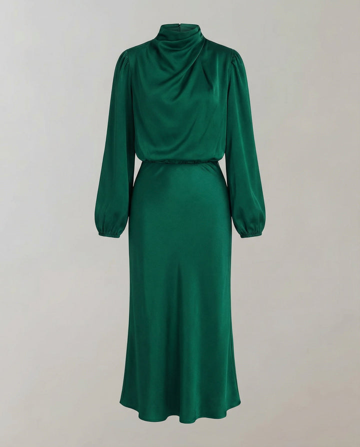 Elegantes Satinkleid Damen
