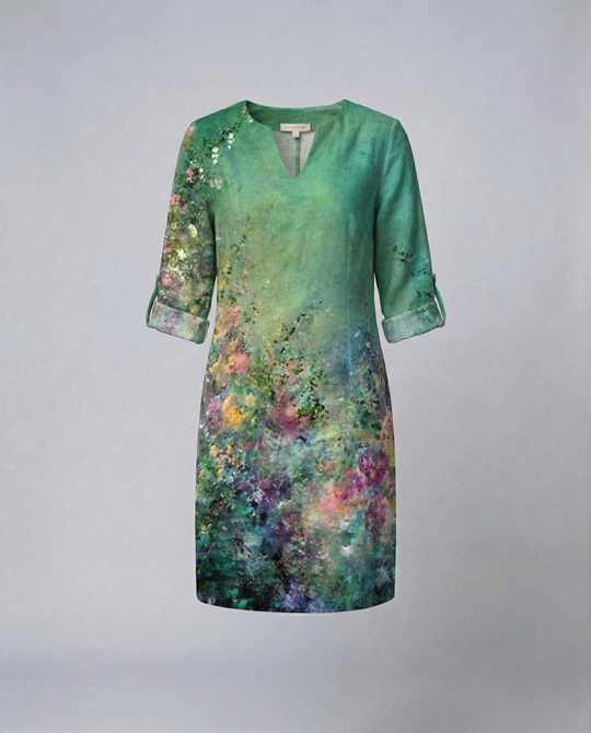 Elegantes Blumenkleid Damen