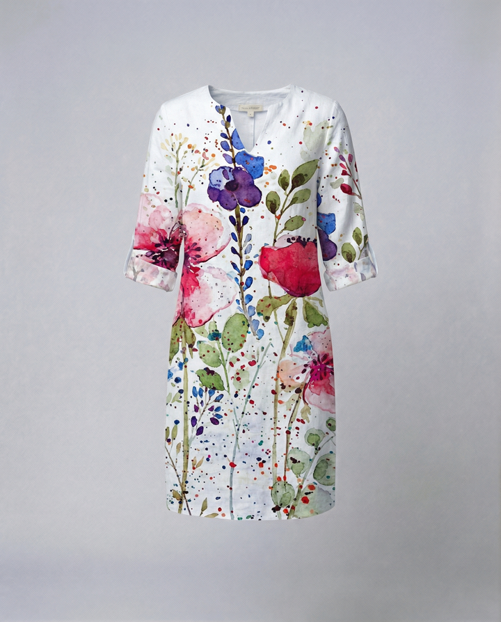 Elegantes Blumenkleid Damen