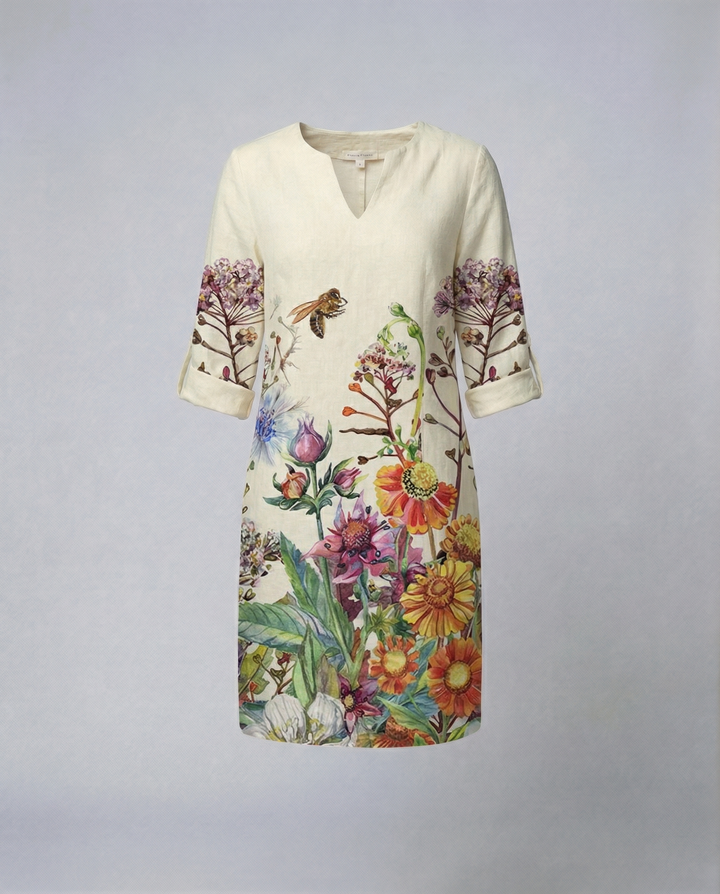 Elegantes Blumenkleid Damen