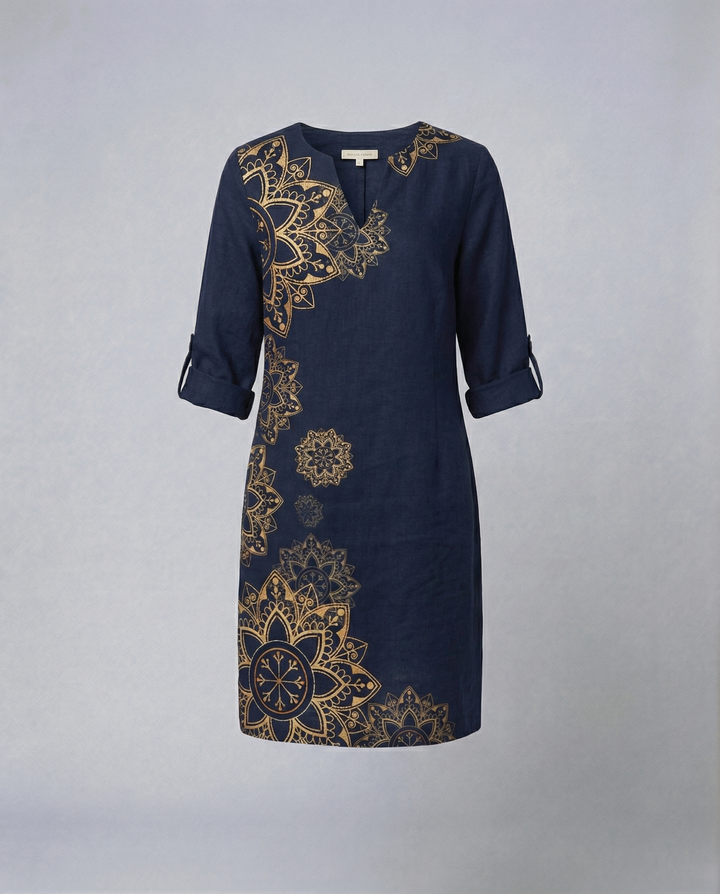 Elegantes Blumenkleid Damen