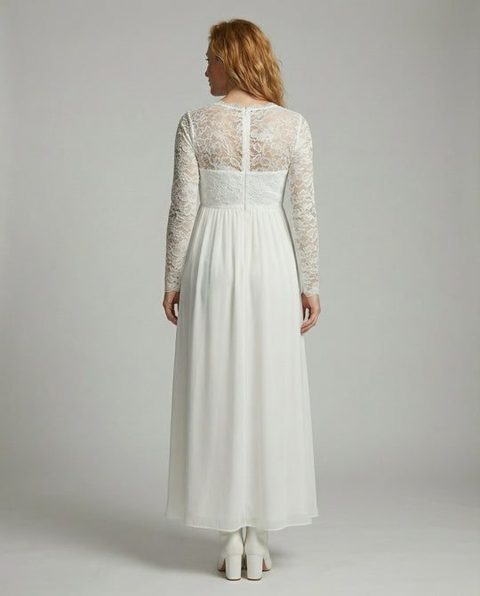 Elegantes Spitzen-Maxikleid für Schwangere | Heidi-Mode