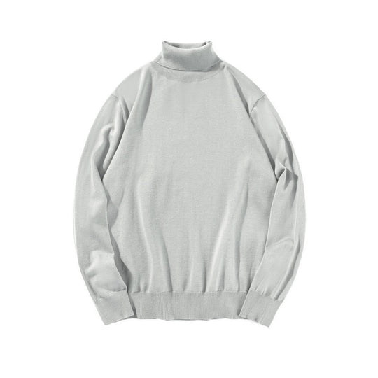 Herren-Wollpullover, Rollkragen, 100% Wolle, dick