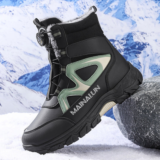 Robuste Herren-Winterstiefel mit Warmfutter