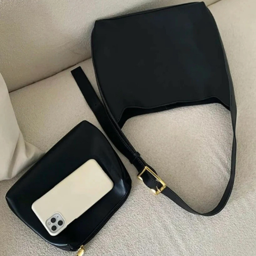 Nord Taschen Premium Veganes Leder Schultertasche