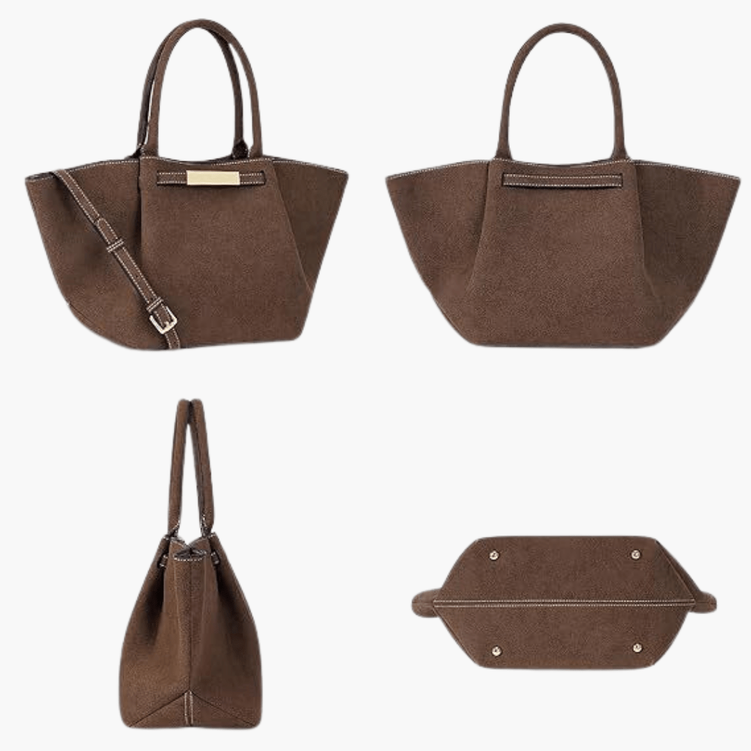 Nord Taschen | Large Suede Shoulder Handbag