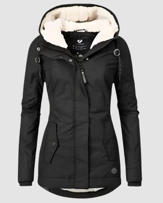 Lange Gefütterte Winterjacke Damen | Nord Taschen
