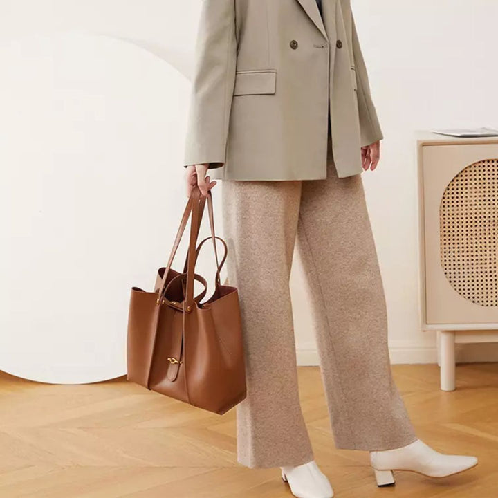 Nord Taschen | Tragetasche für Damen - Hochwertiges Design aus echtem Leder mit geräumigem Innenraum