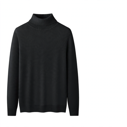 Herren-Rollkragenpullover, gefüttert