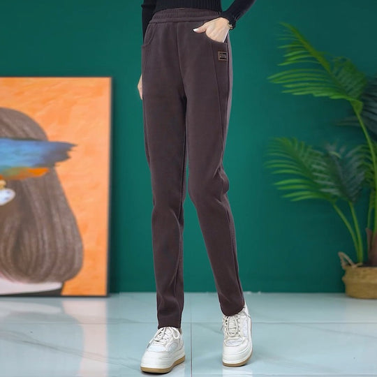Damen-Cordhose, Haremsschnitt, gefüttert