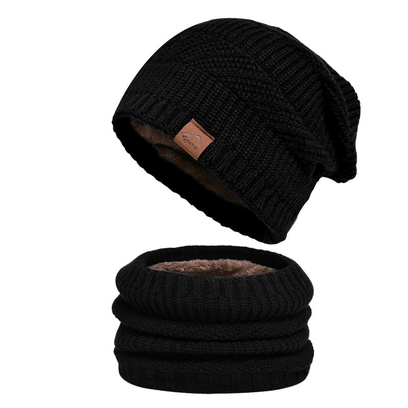 Winter-Set: Strickmütze und Schal