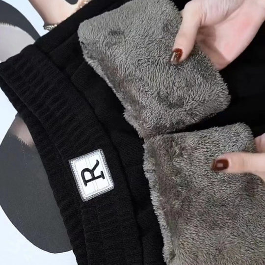 Gefütterte Cord-Freizeithose für Damen