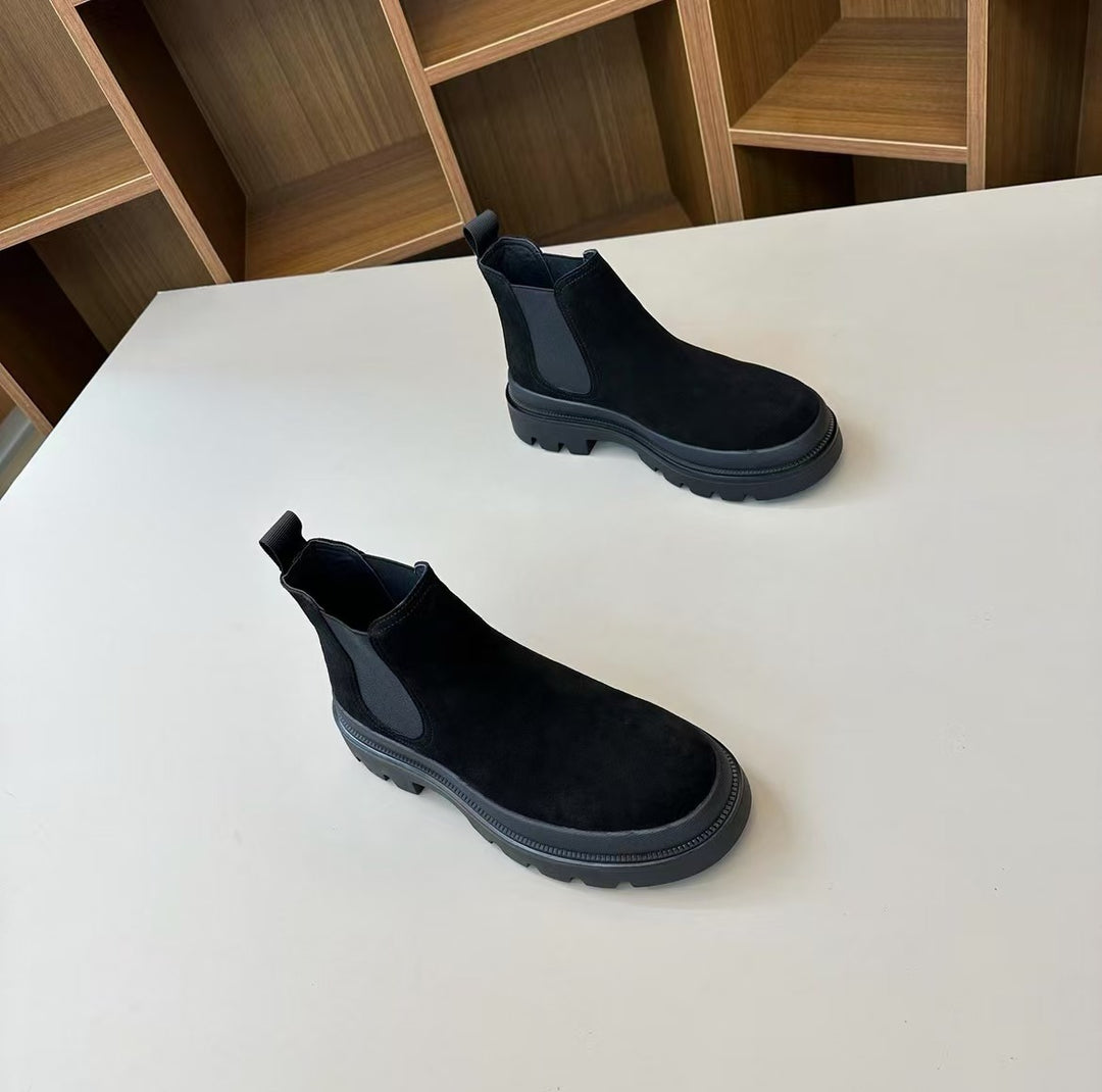 Herren-Stiefeletten, Chelsea-Stil, gefüttert