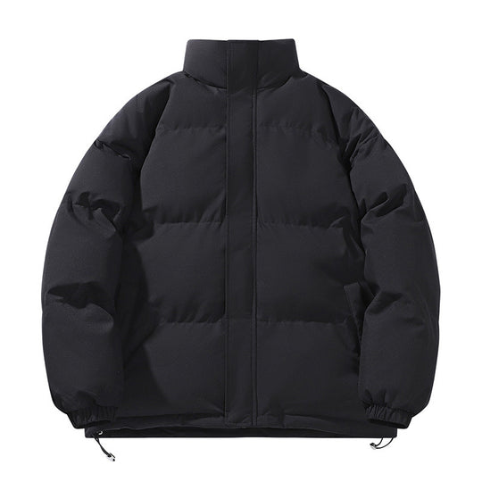 Gefütterte Herren-Steppjacke im Oversize-Look