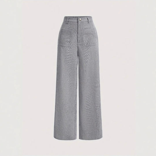 Kord-Hose mit geradem Schnitt