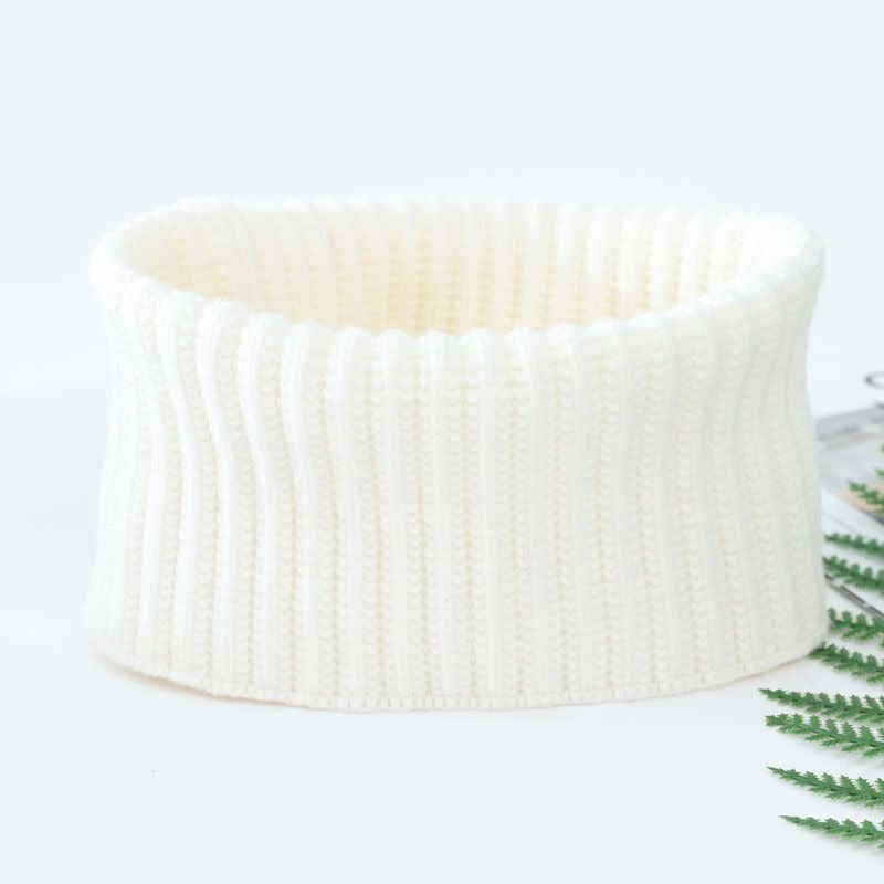 Gestrickter Halswärmer aus Wolle