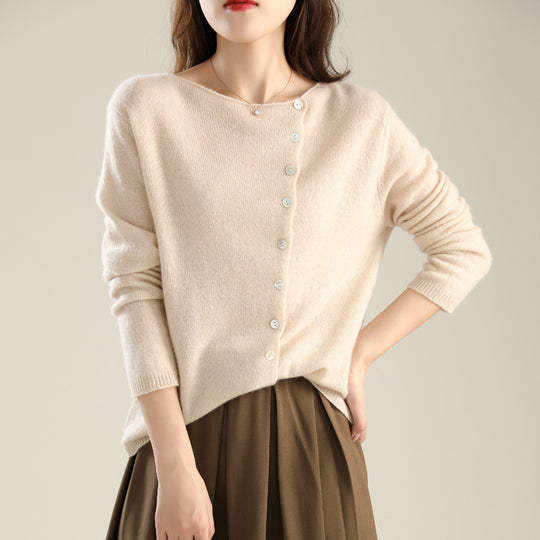 Damen-Strickjacke mit Knopfleiste