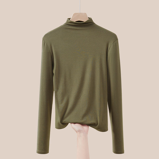Dünner Rollkragen-Pullover, langärmelig, für Damen