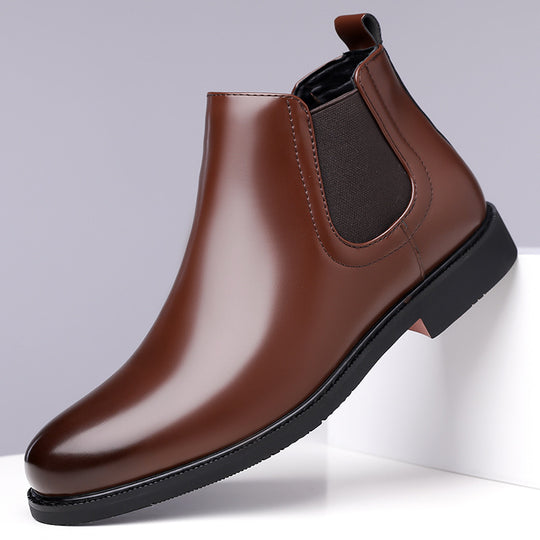 Robuste Herren-Arbeitsstiefel aus Leder