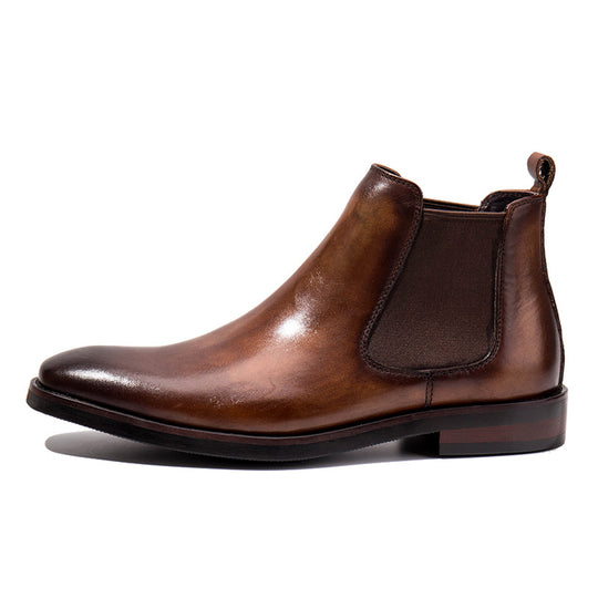 Herren-Chelsea-Stiefel aus Rindsleder