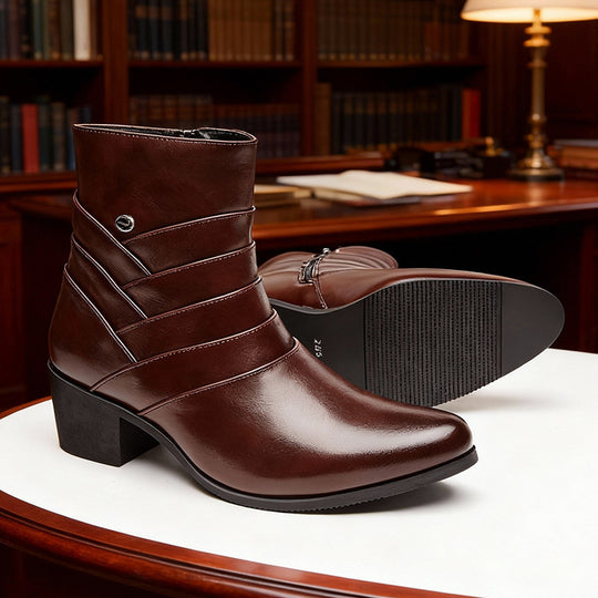 Herren-Chelsea-Stiefel mit dezenter Erhöhung