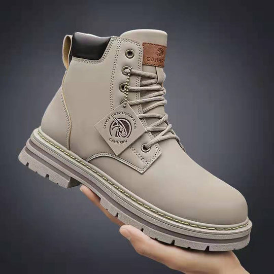 Gefütterte Herren-Winterstiefel, warm, rutschfest