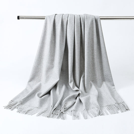 Eleganter Woll-Kaschmir-Schal für Damen und Herren