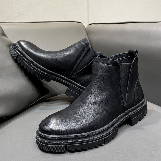 Herren Chelsea-Stiefel, gefüttert, S52