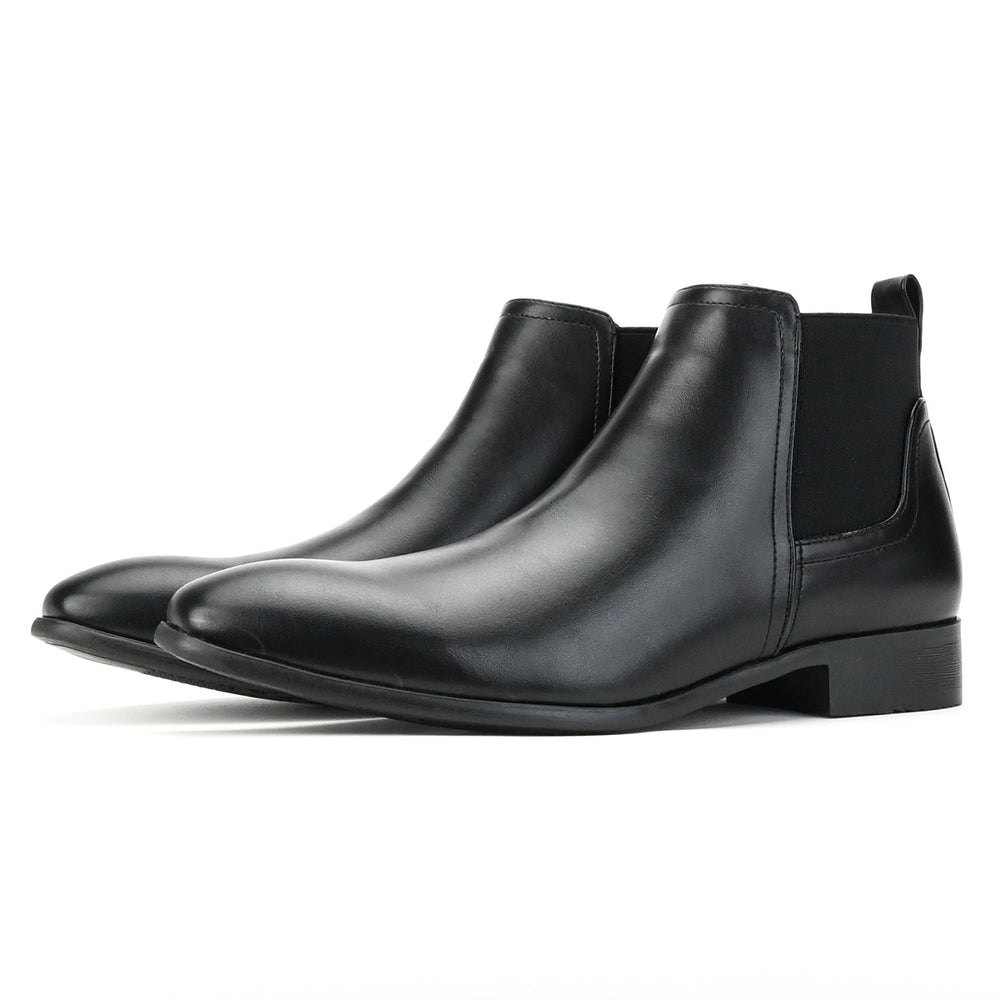 Herren-Chelsea-Stiefel, quadratische Schuhspitze, vielseitig