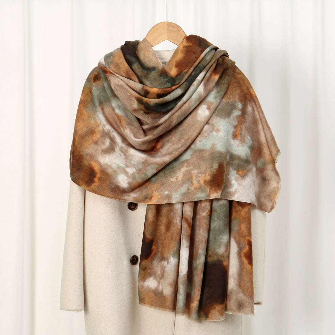 Bedruckter Schal mit Blumenmuster