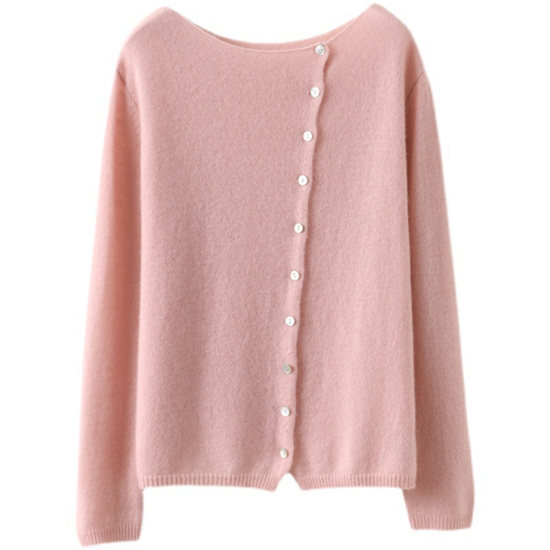 Damen-Strickjacke mit Knopfleiste