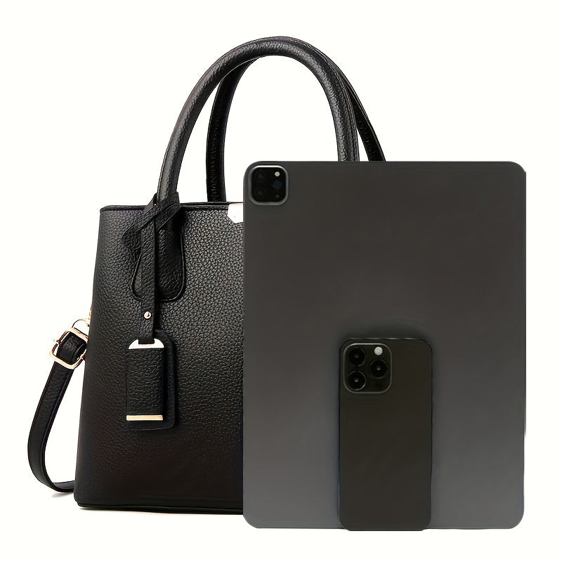Schicke All Season Geräumige PU Handtasche für Frauen