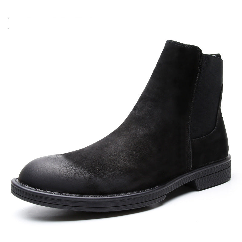 Herren-Chelsea-Stiefel aus Leder