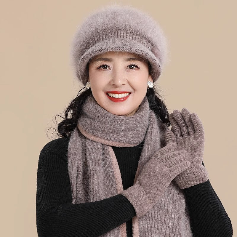 Warme Wintermütze für Damen