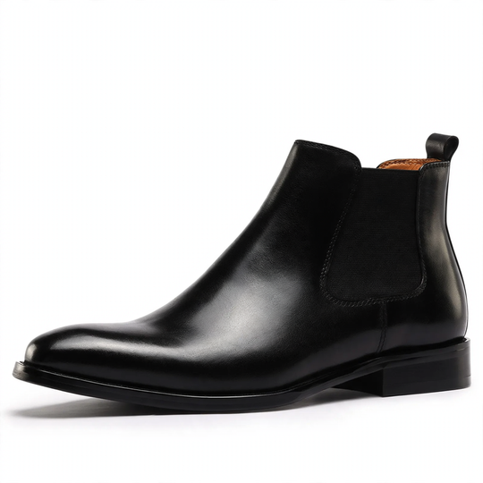 Herren-Chelsea-Boots aus Leder, britischer Stil