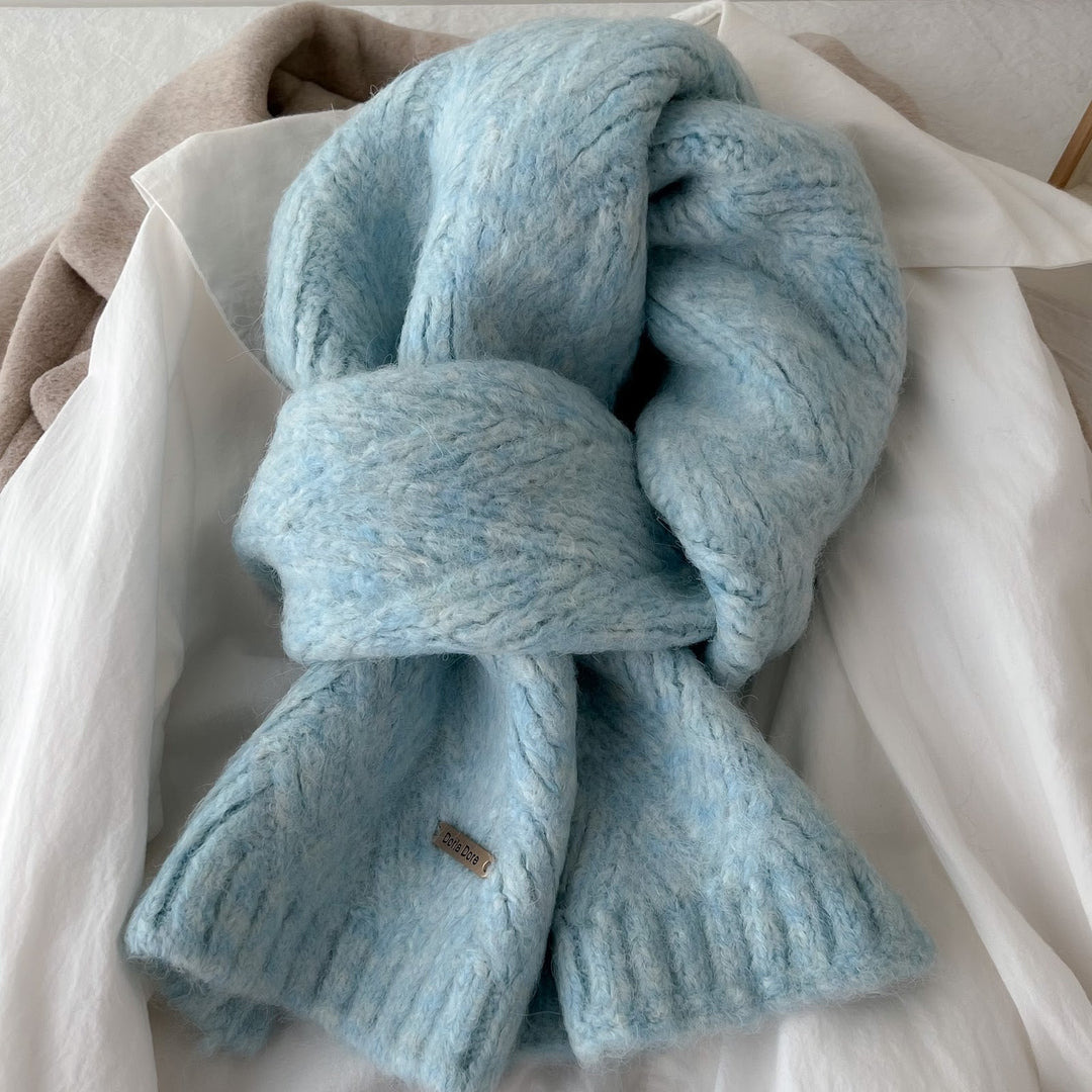 Strickschal aus Alpakawollmischung