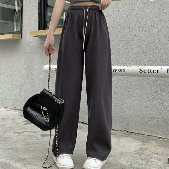 Fein-Cord-Weithose für Damen, hoher Bund