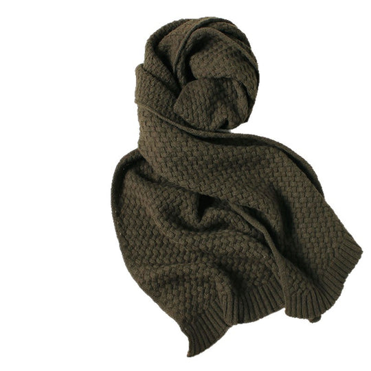 Strickschal aus reiner Merinowolle, 185 cm