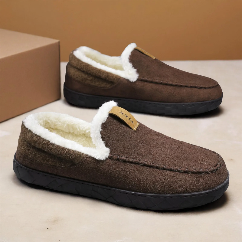 Gefütterte Herren-Schlupfstiefel, warm, rutschfest