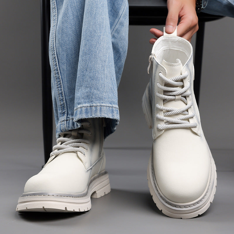 Modische Herren-Stiefel, gefüttert