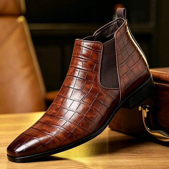Modische Herren-Chelsea-Boots im Vintage-Stil