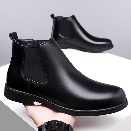 Robuste Herren-Arbeitsstiefel aus Leder