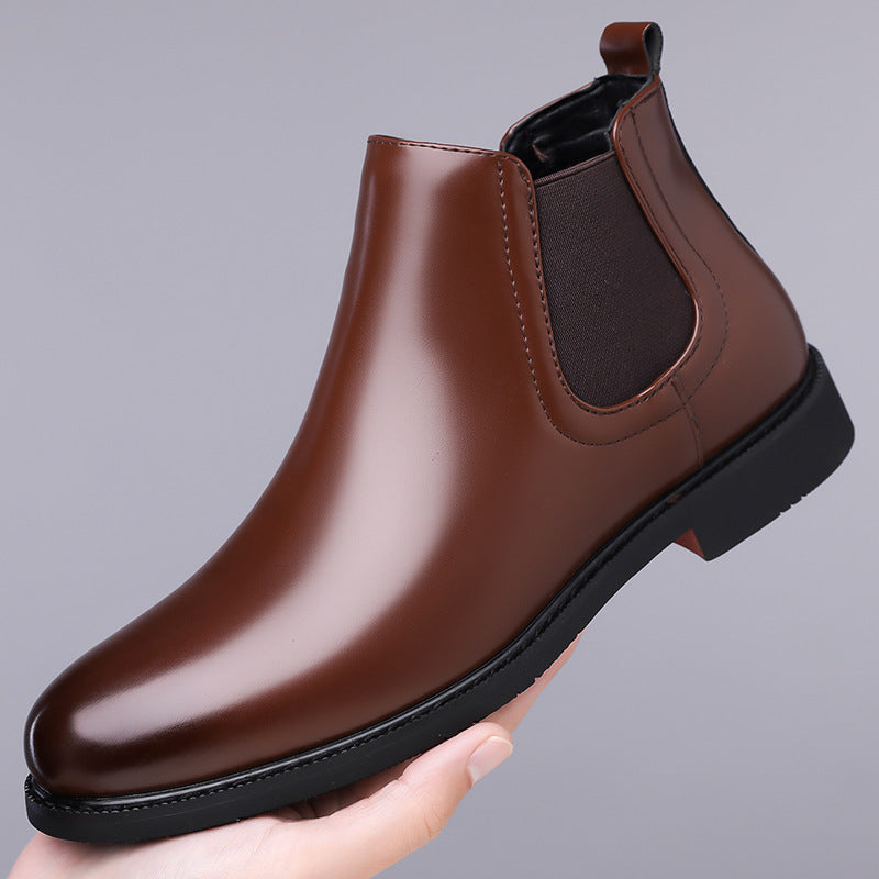 Robuste Herren-Arbeitsstiefel aus Leder
