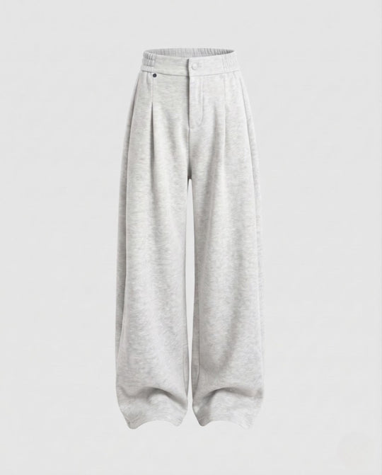 Damen Extraweite Fleecegefütterte Palazzo‑Sweathose Nord Taschen