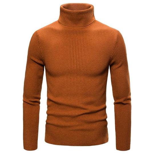 Herren-Strickpullover mit vertikalem Rippmuster