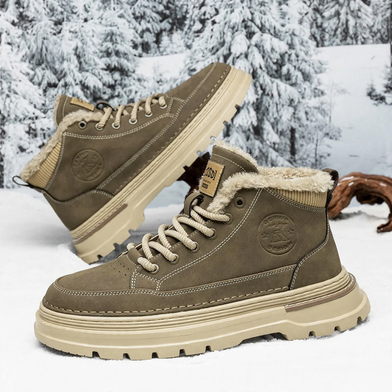 Gefütterte Herren-Stiefel, High-Top, Winter