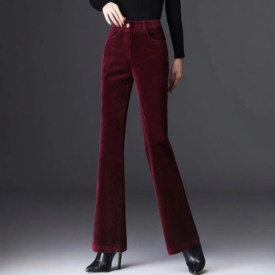 Damen Cordhose, leicht ausgestellt