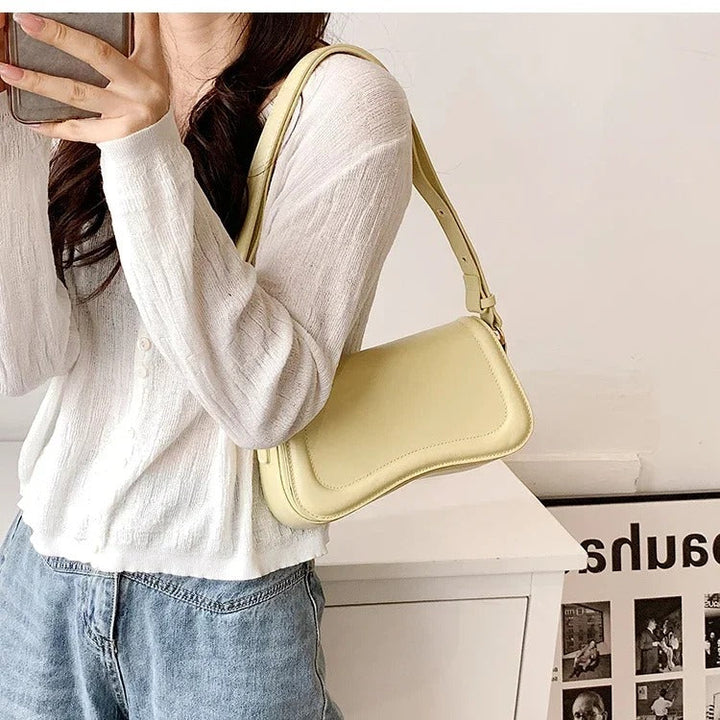 Nord Taschen | Wavy Flap Veganes Lederhandtasche