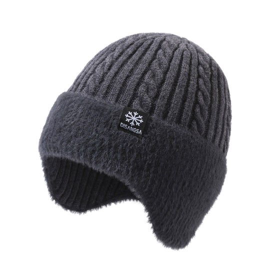 Winter-Set: Strickmütze und Schal, gefüttert