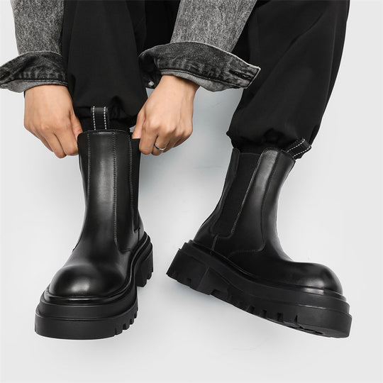 Herren-Stiefel mit Plateau, Vintage-Stil